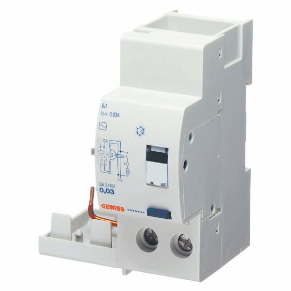 ADD ON RESIDUAL CURRENT CIRCUIT BREAKER FOR MT CIRCUIT BREAKER - 2P 63A TYPE A[S] SELECTIVE Idn=0,3A - 2 MODULES image 2
