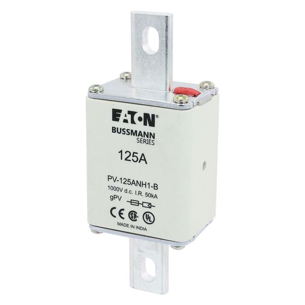 FUSE 125A 1000V DC PV SIZE 1 BOLTED TAG image 15