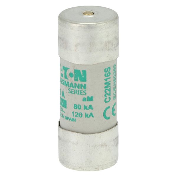 Fuse-link, LV, 16 A, AC 690 V, 22 x 58 mm, aM, IEC, with striker image 16