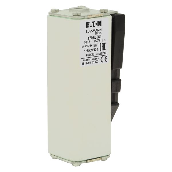 Fuse-link, high speed, 160 A, DC 750 V, compact size 1, gR, IEC, with indicator image 17