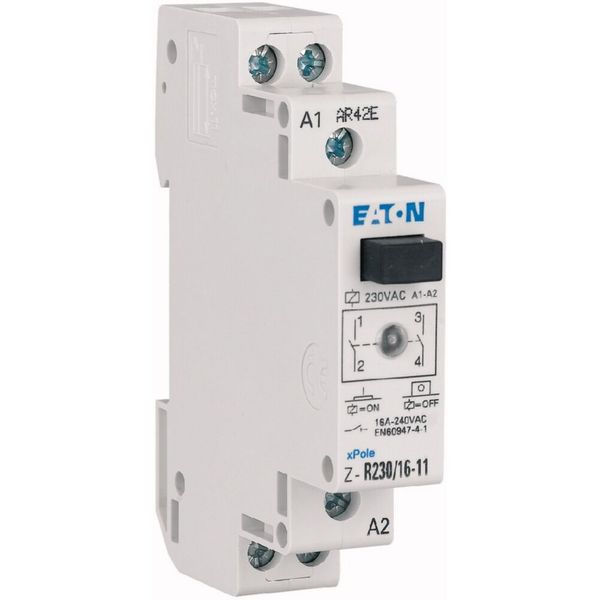 Installation relay, 24 V AC, 2NO, 16A image 13