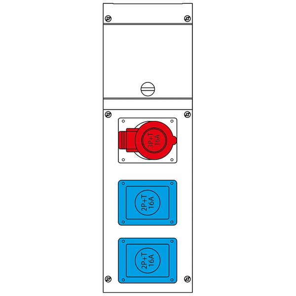 SURF. MOUNT.DISTRIBUTION ASSEMBLY BLOCK3 image 2