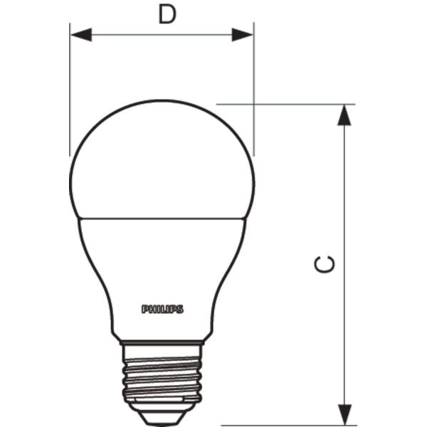 CorePro LEDbulb ND 10.5-75W A60 E27 830 image 4