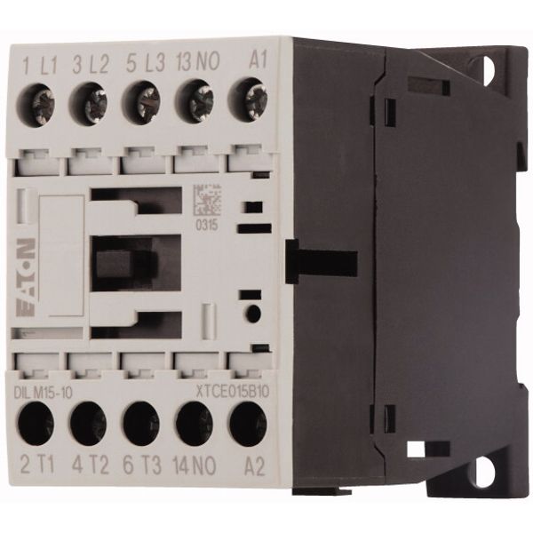 Contactor, 3 pole, 380 V 400 V 7.5 kW, 1 N/O, 48 V DC, DC operation, Screw terminals image 4