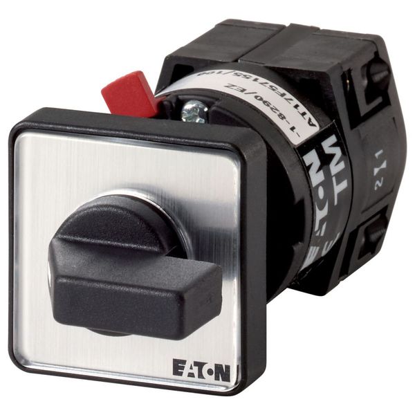 ON-OFF switches, TM, 10 A, centre mounting, 1 contact unit(s), Contacts: 2, 90 °, maintained, With 0 (Off) position, 0-1, Design number 8291 image 3