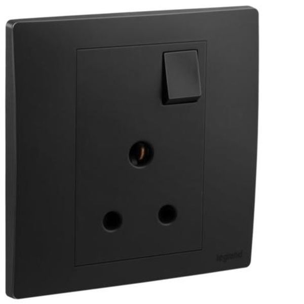 281132MB Mallia Senses 1 gang BS switched socket outlet - 5A image 1