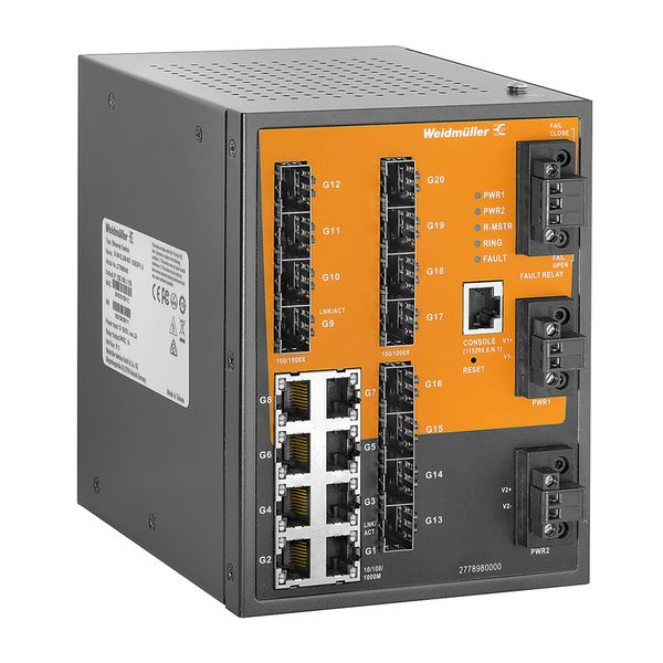 Network switch (managed), managed, Gigabit Ethernet, Number of ports:  image 1