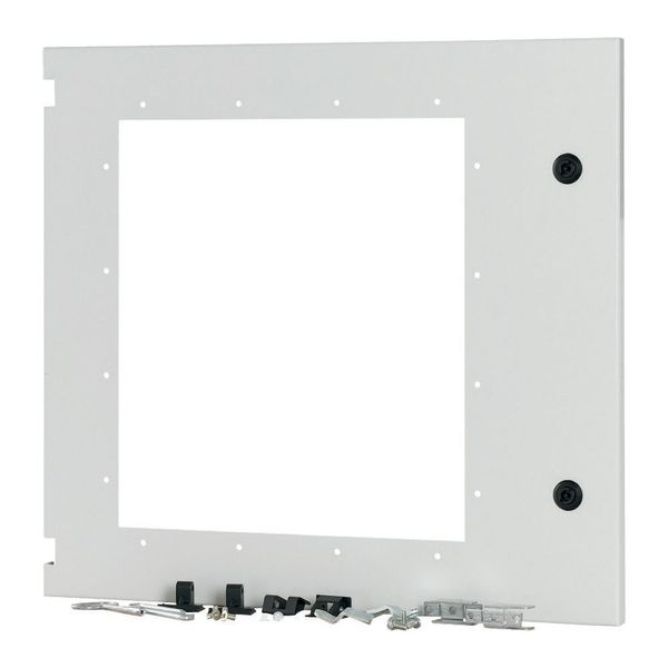 Front door for IZMX40, withdrawable, HxW=550x800mm, IP55, grey image 6