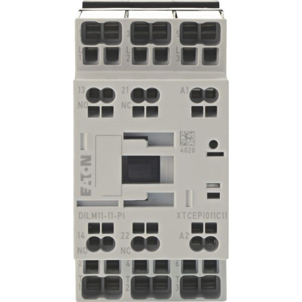 Contactor, 3 pole, 380 V 400 V 5 kW, 1 N/O, 1 NC, 110 V 50 Hz, 120 V 60 Hz, AC operation, Push in terminals image 12