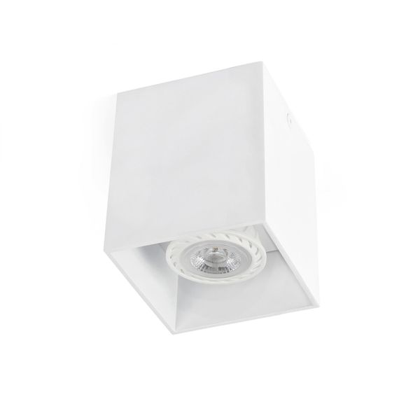 TECTO WHITE CEILING LAMP 1 X GU10 50W image 1