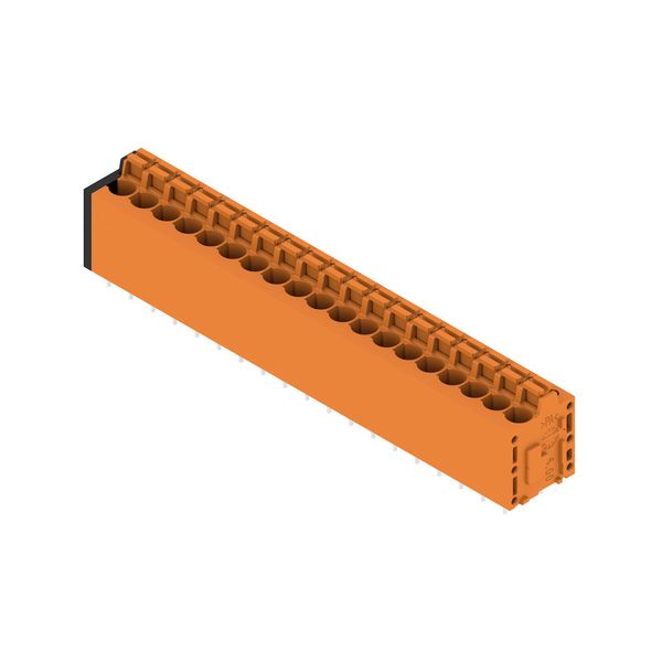 PCB terminal, 5.00 mm, Number of poles: 19, Conductor outlet direction image 3