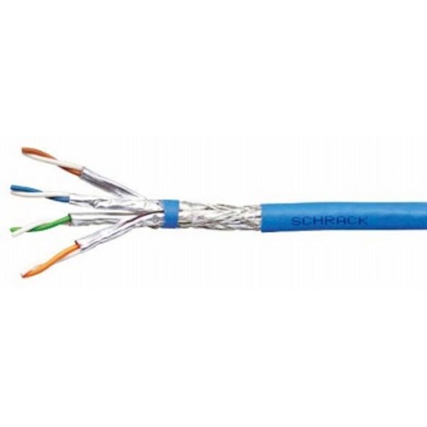 S/FTP Cable Cat.7, 4x2xAWG23/1, 1.200Mhz, LS0H, Dca 30% blue image 1