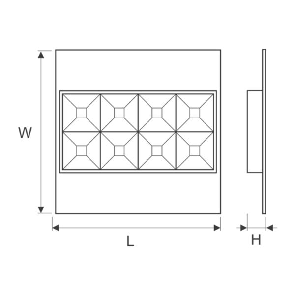 SELENA LED 39W M625 ED 3850lm/840 UGR image 2