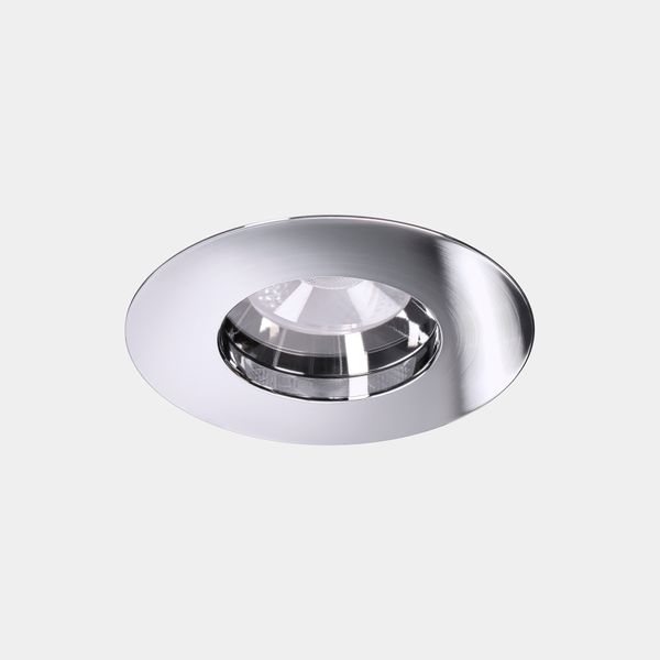 Downlight Play IP65 Round Fixed 6.4W LED warm-white 2700K CRI 90 48.5º ON-OFF Chrome IP65 534lm image 1