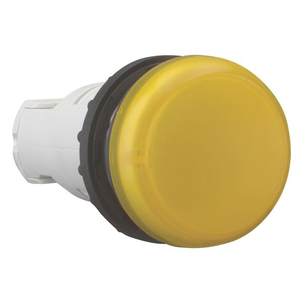 Indicator light, RMQ-Titan, Flush, without light elements, For filament bulbs, neon bulbs and LEDs up to 2.4 W, with BA 9s lamp socket, yellow image 8