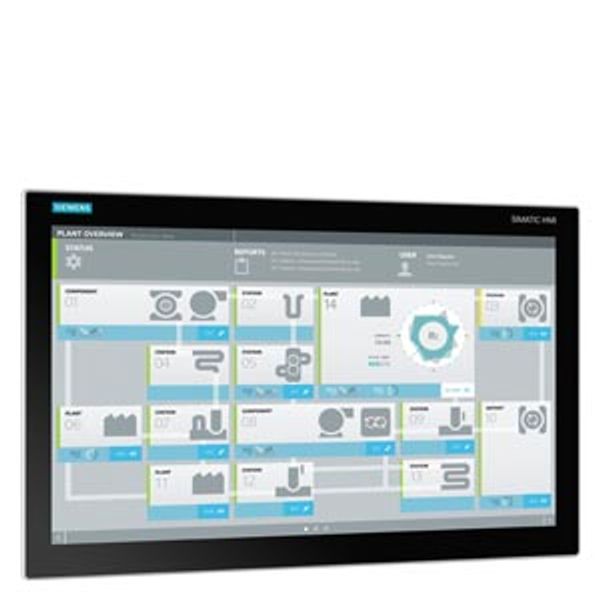 SIMATIC IPC 477E 19" multi-touch (1920 x 1080); (with WES7-E only single-touch operation); 4 USB (back), Ethernet (10/100/1000) image 1