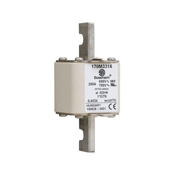 Fuse-link, high speed, 40 A, AC 690 V, compact size 1, 45 x 59 x 102 mm, aR, IEC, UL, single indicator image 8