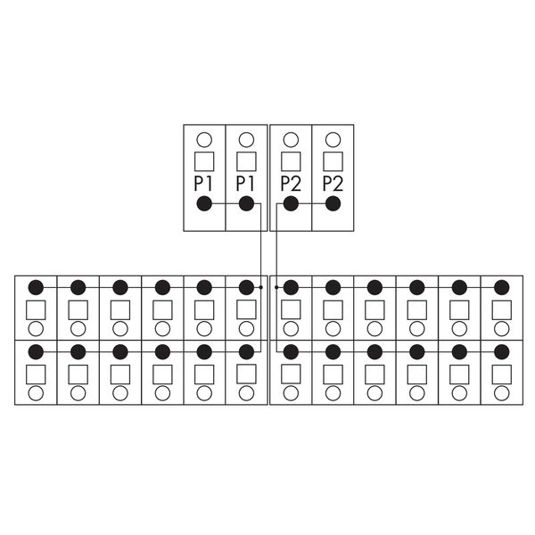 Potential distribution module 2 potentials with 2 input clamping point image 6