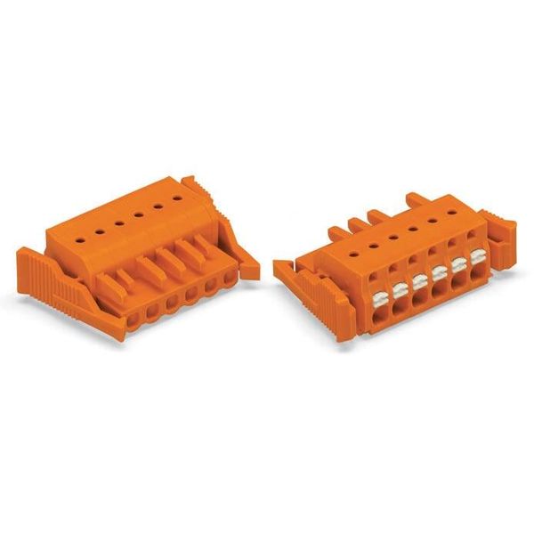 2231-316/037-000 1-conductor female connector; push-button; Push-in CAGE CLAMP® image 1