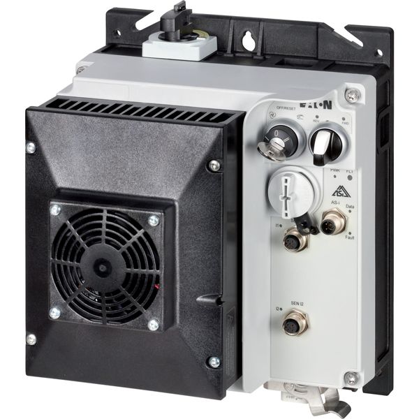 Speed controller, 8.5 A, 4 kW, Sensor input 4, AS-Interface®, S-7.4 for 31 modules, HAN Q5, with manual override switch, with fan image 14