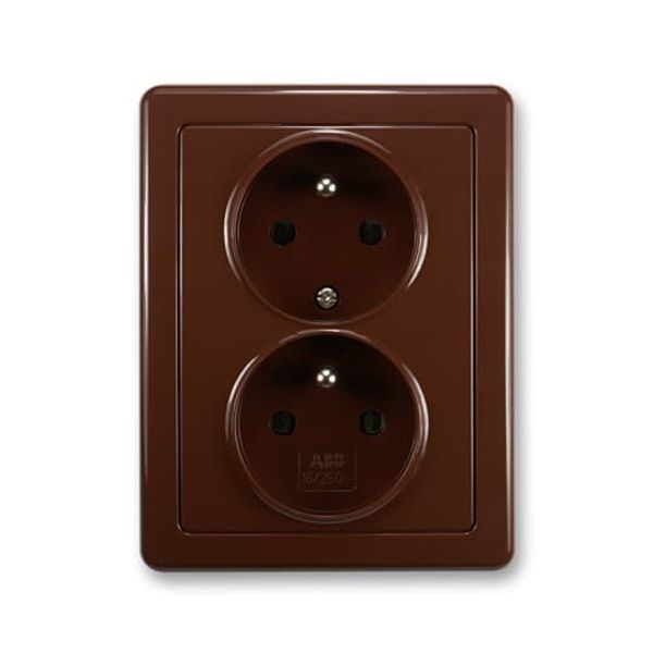 5512G-C02349 H1 Outlet double with pin ; 5512G-C02349 H1 image 1