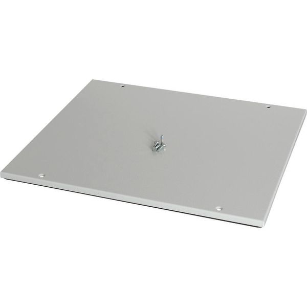 Bottom-/top plate, closed, for WxD = 650 x 600mm, IP55, grey image 3
