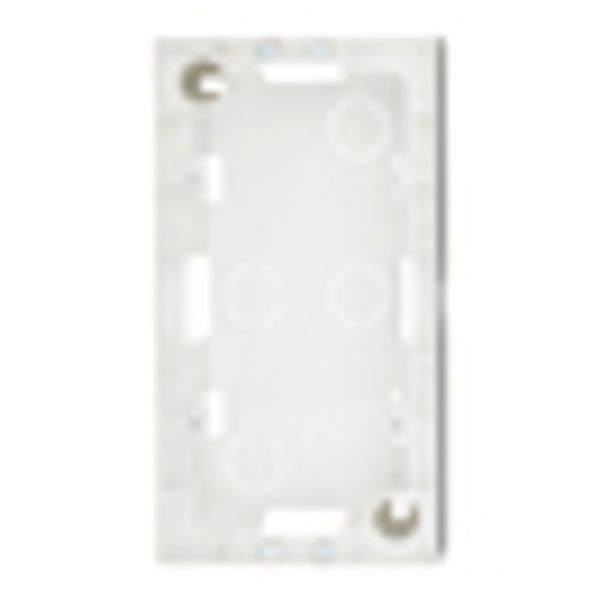 Two gang wall mounting housing, white image 4