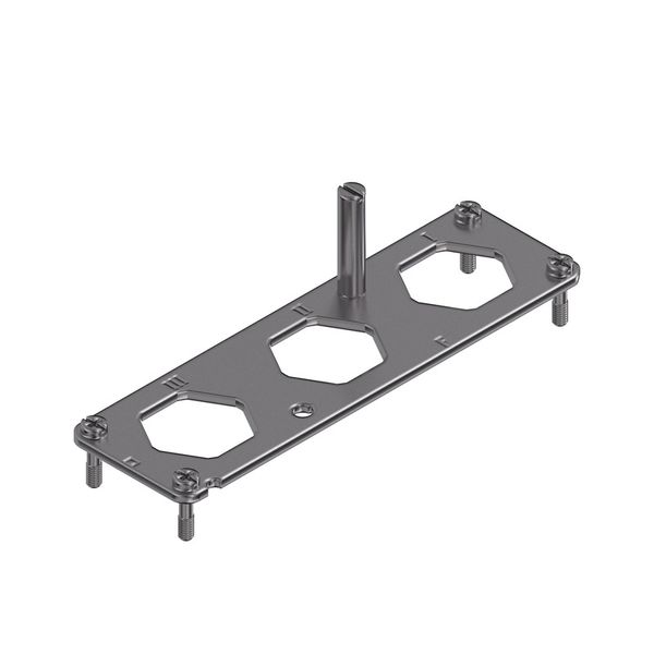 Mounting frame for industrial connector, Series: HighPower, Size: 8, N image 2