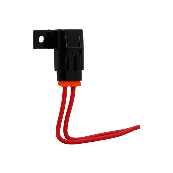 Eaton Bussmann series HHU fuse holder, Gasket-sealed, 32 Vdc, 30A, Non Indicating, Circuit protector, 12 AWG lead wire, Nylon cap and housing, silicone rubber gasket, tin plated brass terminal, water resistant image 6