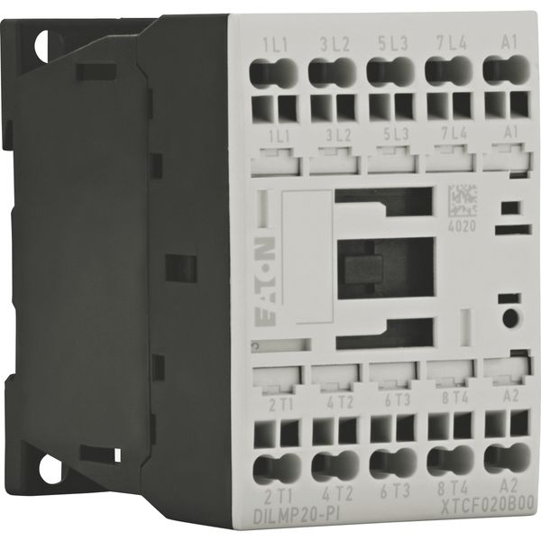 Contactor, 4 pole, DC operation, AC-1: 22 A, 24 V DC, Push in terminals image 9