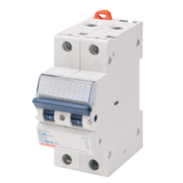 MINIATURE CIRCUIT BREAKER - MT 100- 2P CHARACTERISTIC D 1A - 2 MODULES image 1