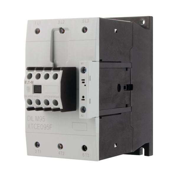 Contactor, 380 V 400 V 45 kW, 2 N/O, 2 NC, 400 V 50 Hz, 440 V 60 Hz, AC operation, Screw terminals image 6