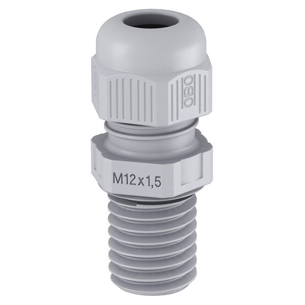 V-TEC VM L40 SGR Cable gland, long metric thread, silver grey image 1