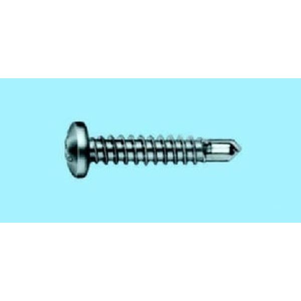 Self tapping screw 3.9x25 Flat head cross image 1