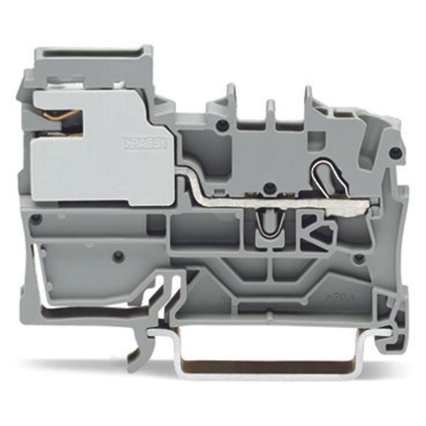 1-conductor power distribution disconnect terminal block image 1