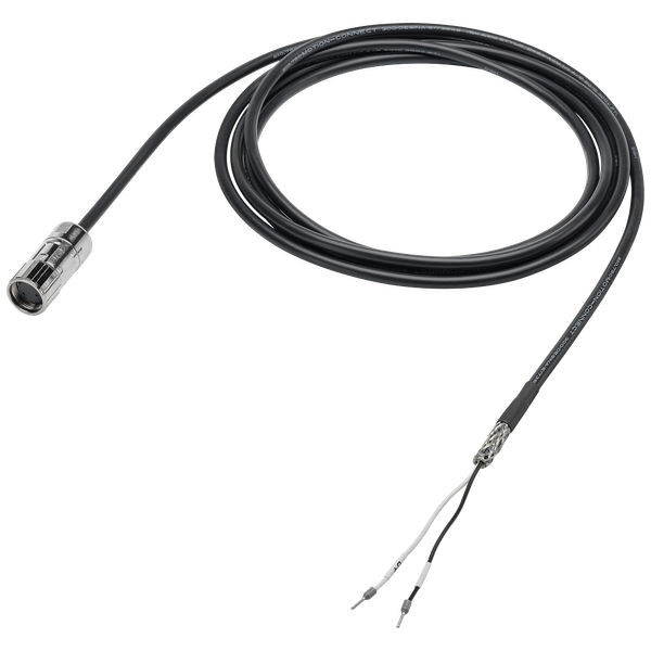 Brake cable pre-assembled 2x0.75, for motor S-1FL6 HI 400 with V70/V90 MOTION-CONNECT 300 No UL for connector on the motor side Dmax=6.3 mm image 1