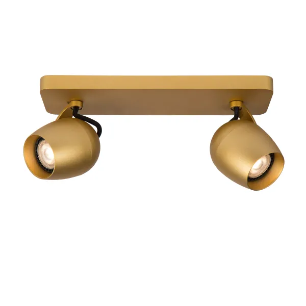 PRESTON  Ceiling Spotlight 2x GU10/5W Satin Brass image 1