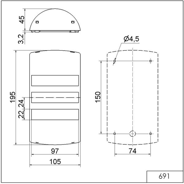 FlatSIGN Cont. tone 115-230VAC GN/YE/RD image 5