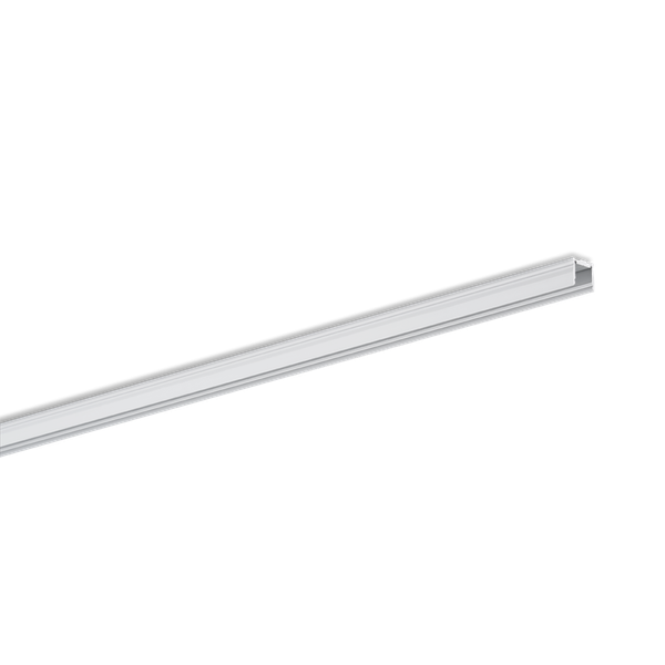 Surface-mount aluminium profile for 1 LED-strip, U-Profil SMALL, Länge 2m image 1
