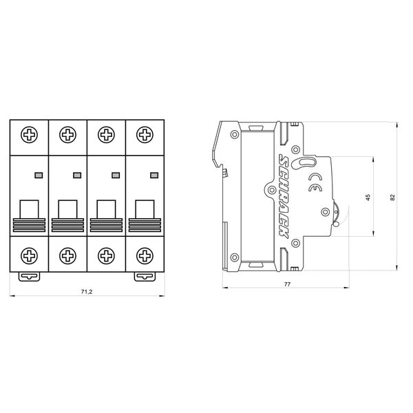 Miniature Circuit Breaker (MCB) AMPARO 6kA, B 6A, 3+N image 8