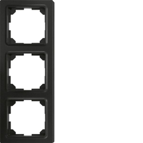 Triple universal frames in E-Design55, anthracite mat image 1