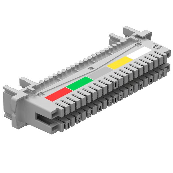 LSA-A-LEI Attaching strip 10 double wires for LSA Plus 40-polig image 1