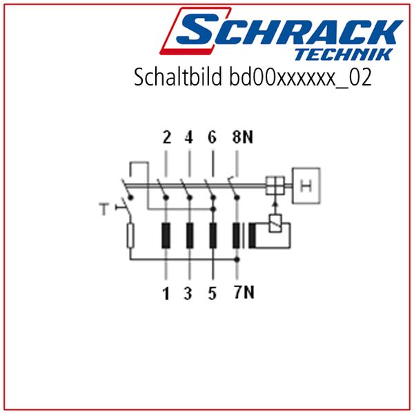 Residual current circuit breaker 63A, 2-p, 30mA, type AC, V image 5