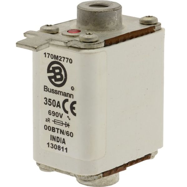 Fuse-link, high speed, 250 A, AC 690 V, size 00, 28 x 51 x 98 mm, aR, IEC image 3