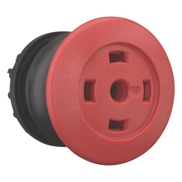Mushroom actuator, RMQ-Titan, Mushroom, momentary, Mushroom red, Without button plate, Bezel: black image 6