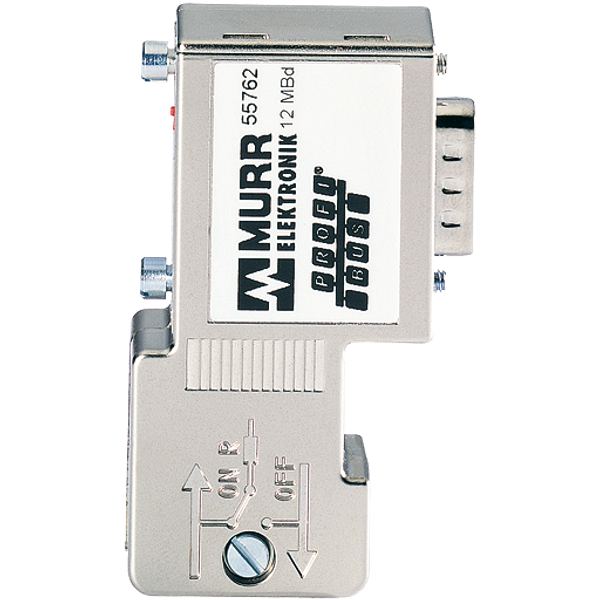 PROFIBUS-PLUG-MALE (SUB-D) 90° Screw terminals up to 12Mbits/s image 1