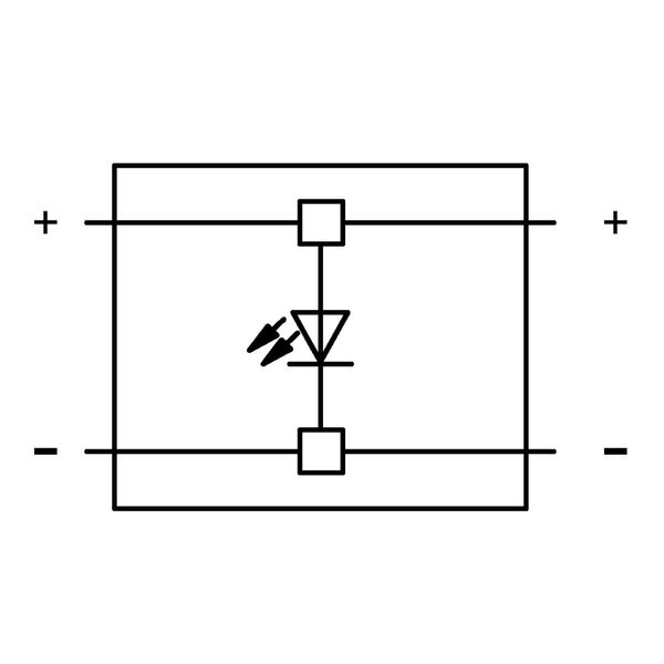 Component plug 2-pole LED (red) gray image 2