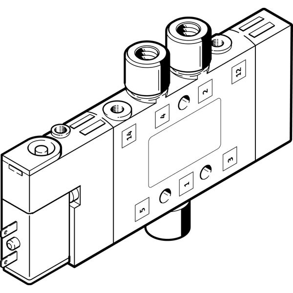 CPE10-M1BH-5LS-M5 Air solenoid valve image 1