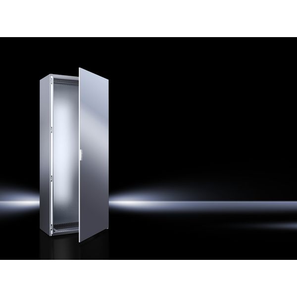 Free-standing enclosure system, 600x1600x400 mm, Stainless Steel, IP 66/NEMA 4X image 2