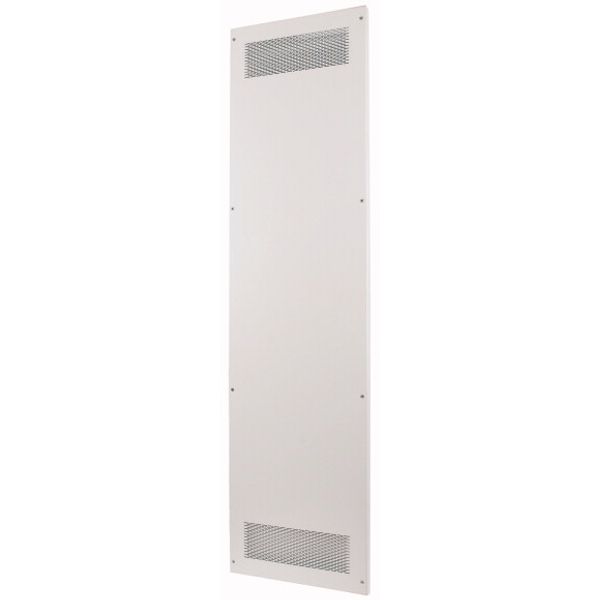 Rear wall ventilated, for HxW = 1400 x 425mm, IP31, grey image 1